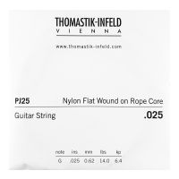 Thumbnail of Thomastik PJ25 Single .025 Nylon Flat Wound on Rope Core