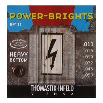 Preview van Thomastik RP111 Power Brights Heavy Bottom