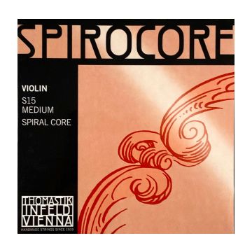Preview van Thomastik S15 Violin 4/4  Spirocore Spiral core Medium