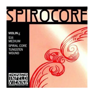 Preview van Thomastik S16 G string  Violin 4/4  Spirocore Spiral core Medium
