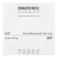 Thumbnail of Thomastik SL37 Single .037 Round Wound with Silk Inlay