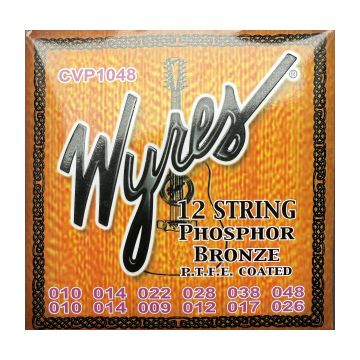 Preview of Wyres CVP1048 Coated Phosphor bronze  12 string ultra light acoustic